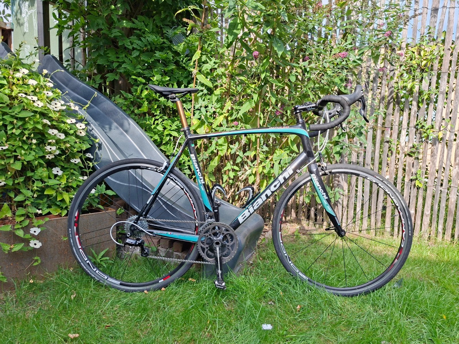 Bianchi Impulso C2C | maat 63 | Campa Zonda, Fietsen en Brommers, Overige merken, 28 inch, Gebruikt, Velgrem