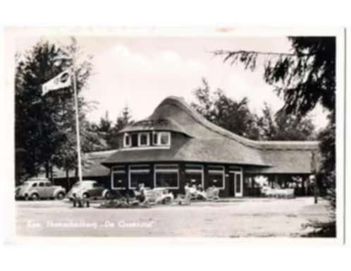 Epe, Theeschenkerij De Ossenstal, gelopen 1957, Verzenden, 1940 tot 1960, Gelopen, Gelderland