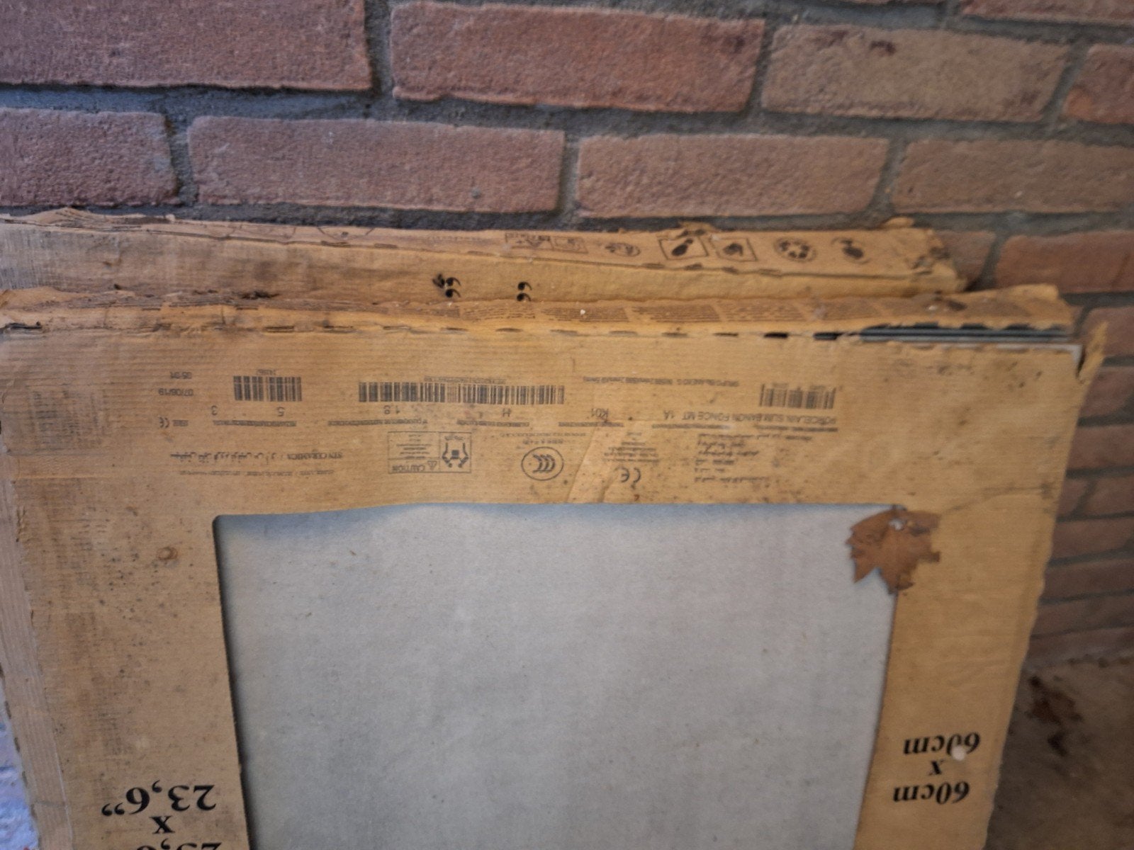 Badkamertegels 60x60 cm - Nieuw in doos 12 stuks, Ophalen, 60 cm of meer, Nieuw, Minder dan 5 m²