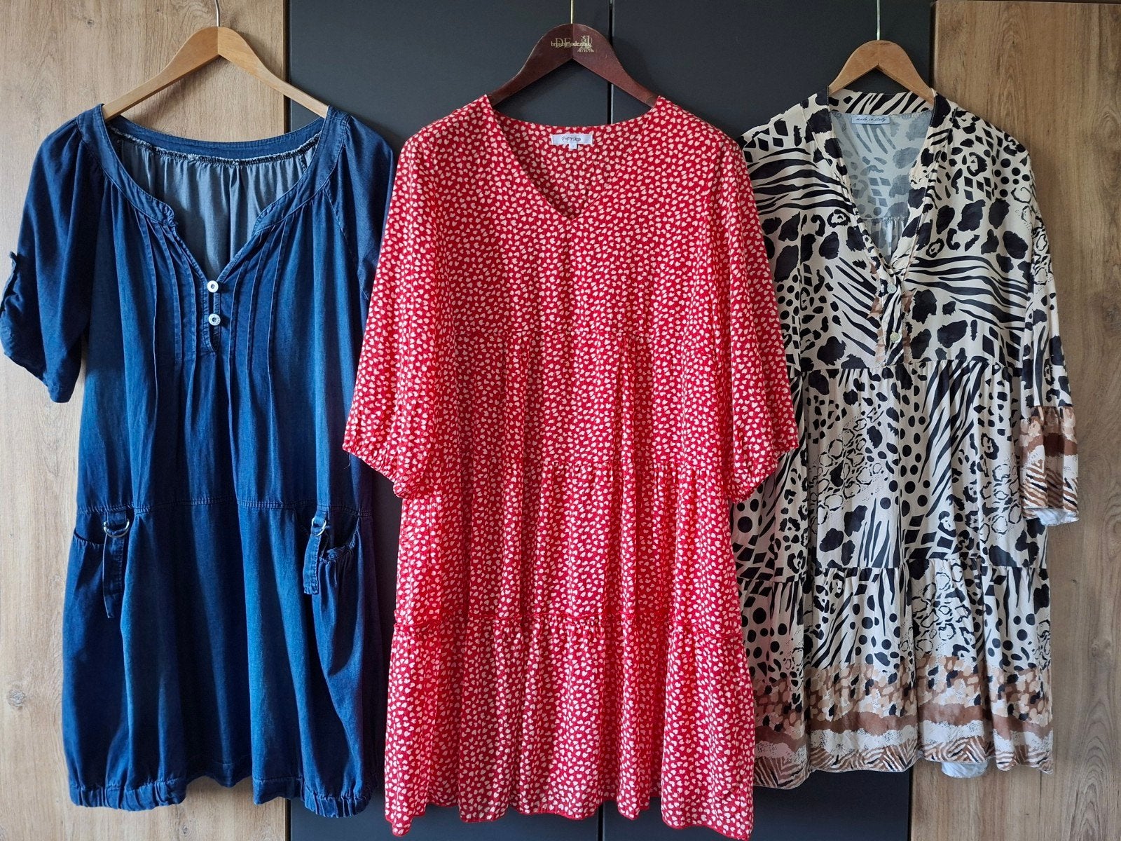 Mooie rode zomerjurk Paprika, Ophalen of Verzenden, Zo goed als nieuw, Maat 42/44 (L)