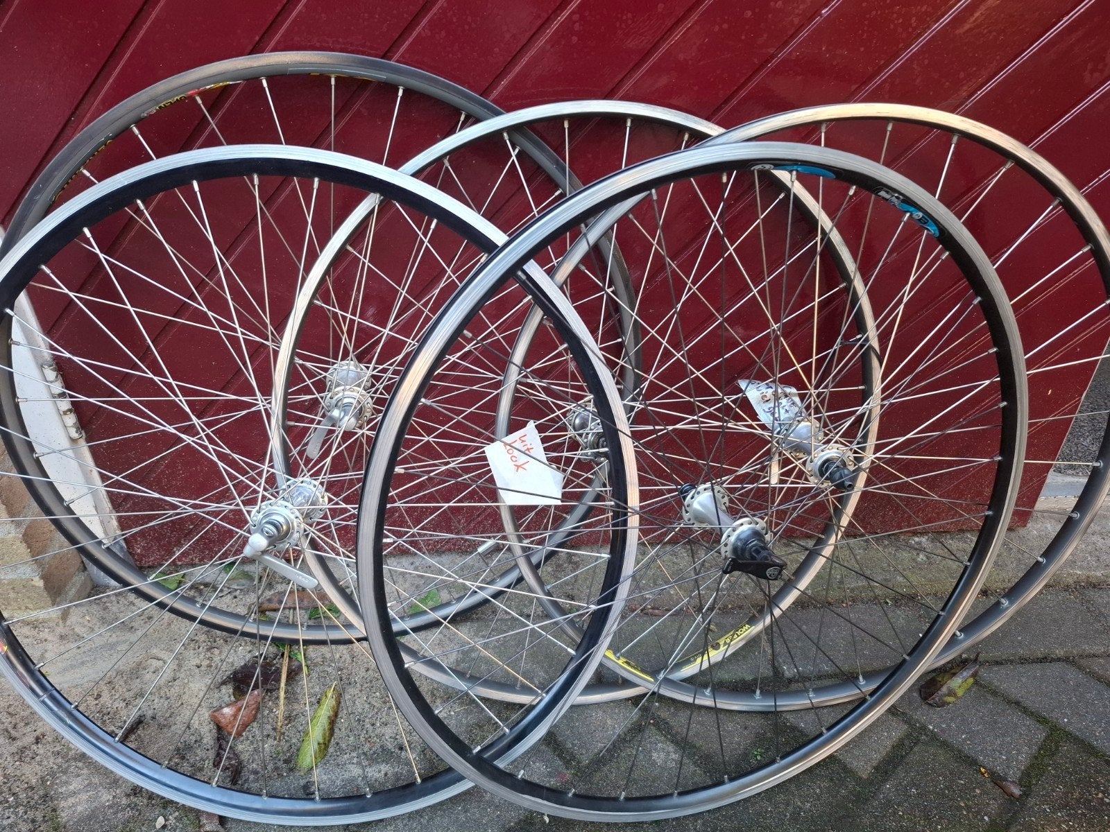 voorwielen racefiets, Fietsen en Brommers, Gebruikt, Aluminium, Racefiets, Ophalen