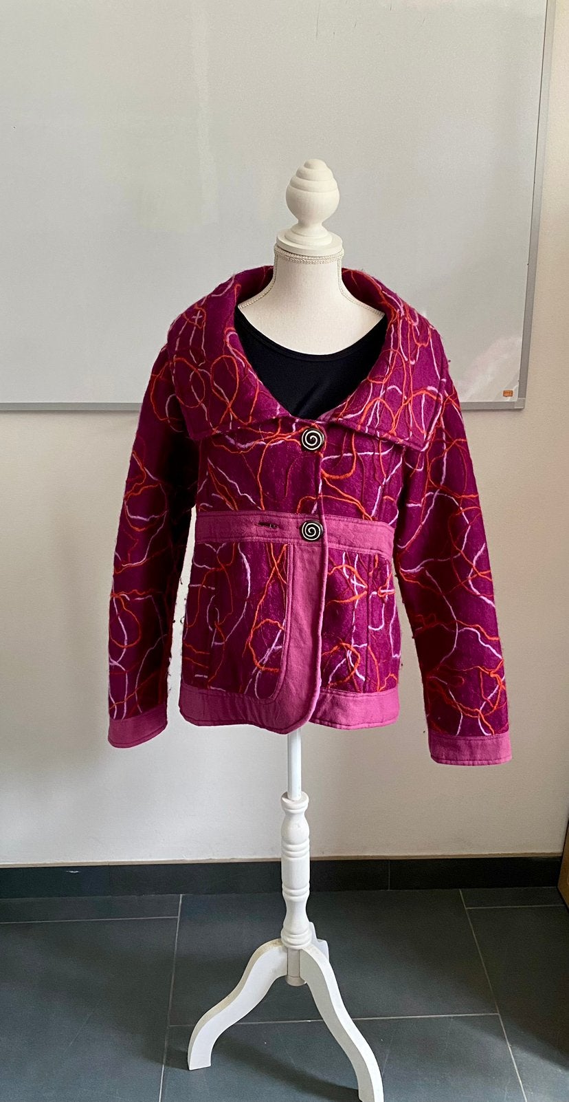 Kleurrijk jasje merk Ixtlan maat M, Kleding | Dames, Ophalen of Verzenden, Gedragen, Maat 38/40 (M), Overige kleuren