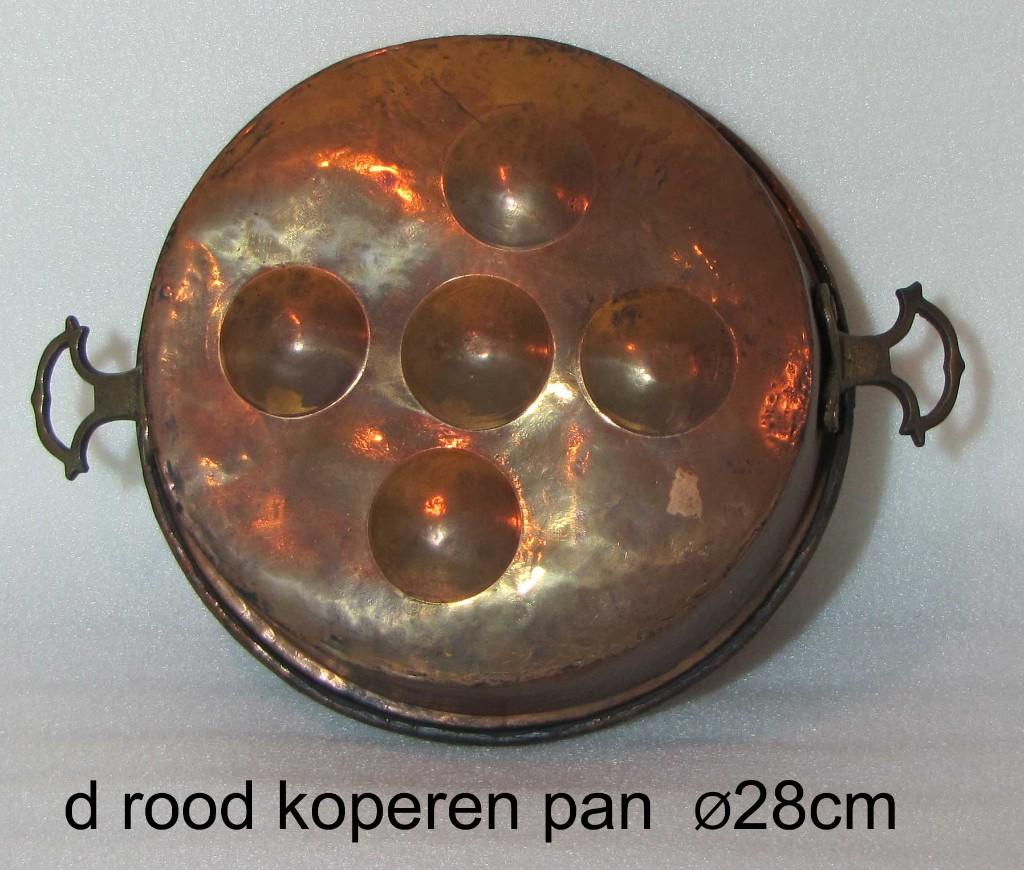 Antieke koperen (poffertjes) pan, Ophalen of Verzenden