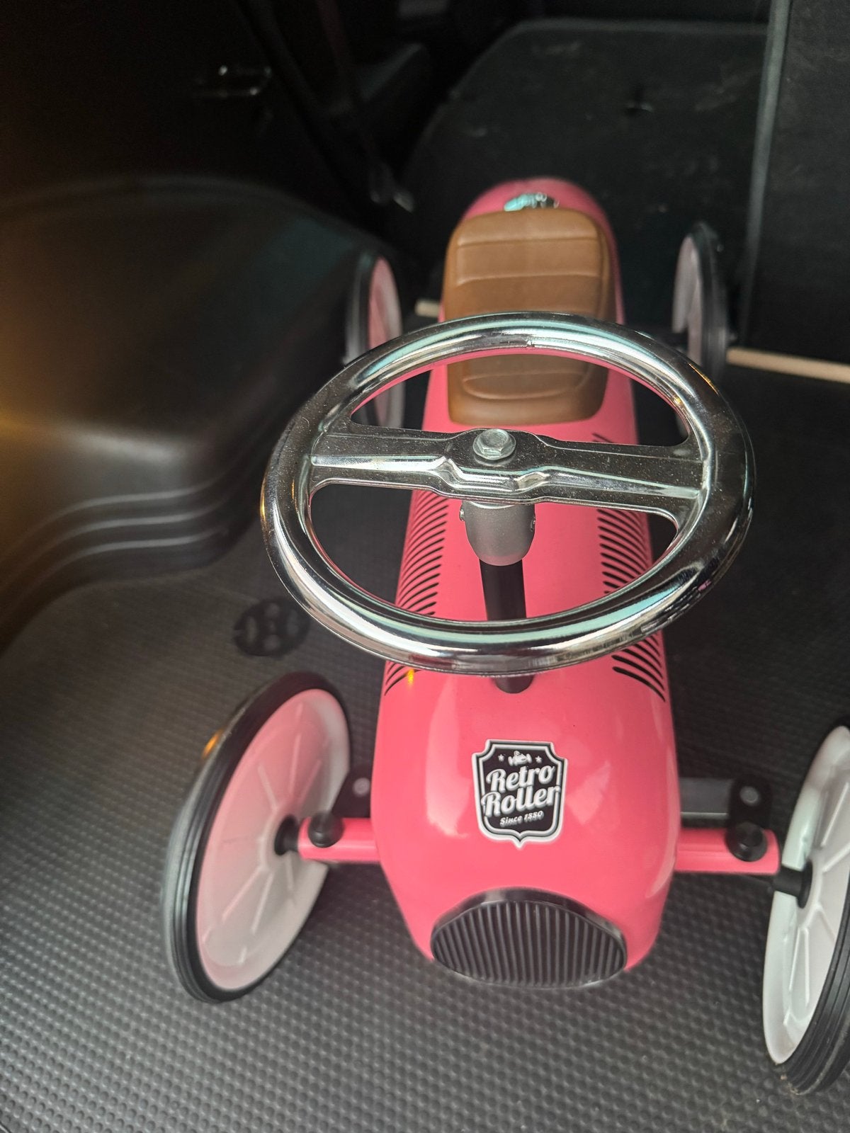 Retro Roller Loopauto Roze - Zo goed als nieuw, Ophalen of Verzenden, Zo goed als nieuw, Loopvoertuig