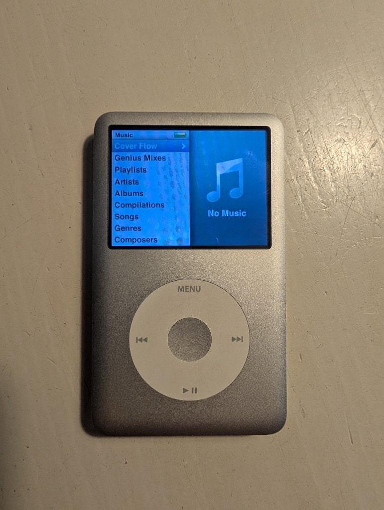Apple iPod Classic silver 160GB thin, 40 GB en meer, Gebruikt, Classic, Ophalen of Verzenden