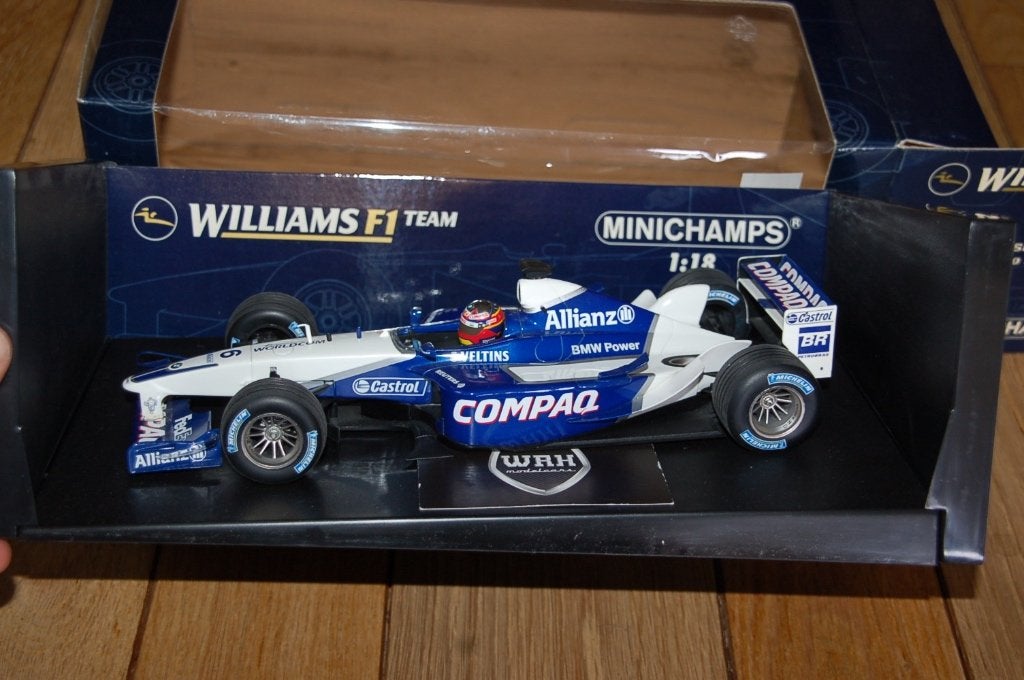 1:18 Williams F1 FW24 Montoya Minichamps WRH, Verzenden, Zo goed als nieuw, Auto, MiniChamps