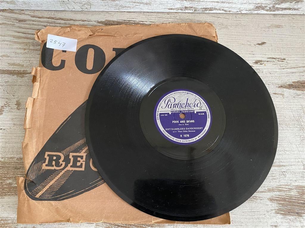 Het Ramblers Dansorkest – Beale Street Blues / Pork And Bean, Verzenden, Zo goed als nieuw, 12 inch, Levenslied of Smartlap