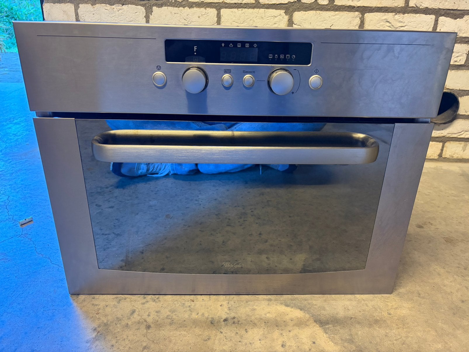 Whirlpool Inbouwoven amw520 ix, Ophalen, 45 tot 50 cm, Whirlpool, Gebruikt