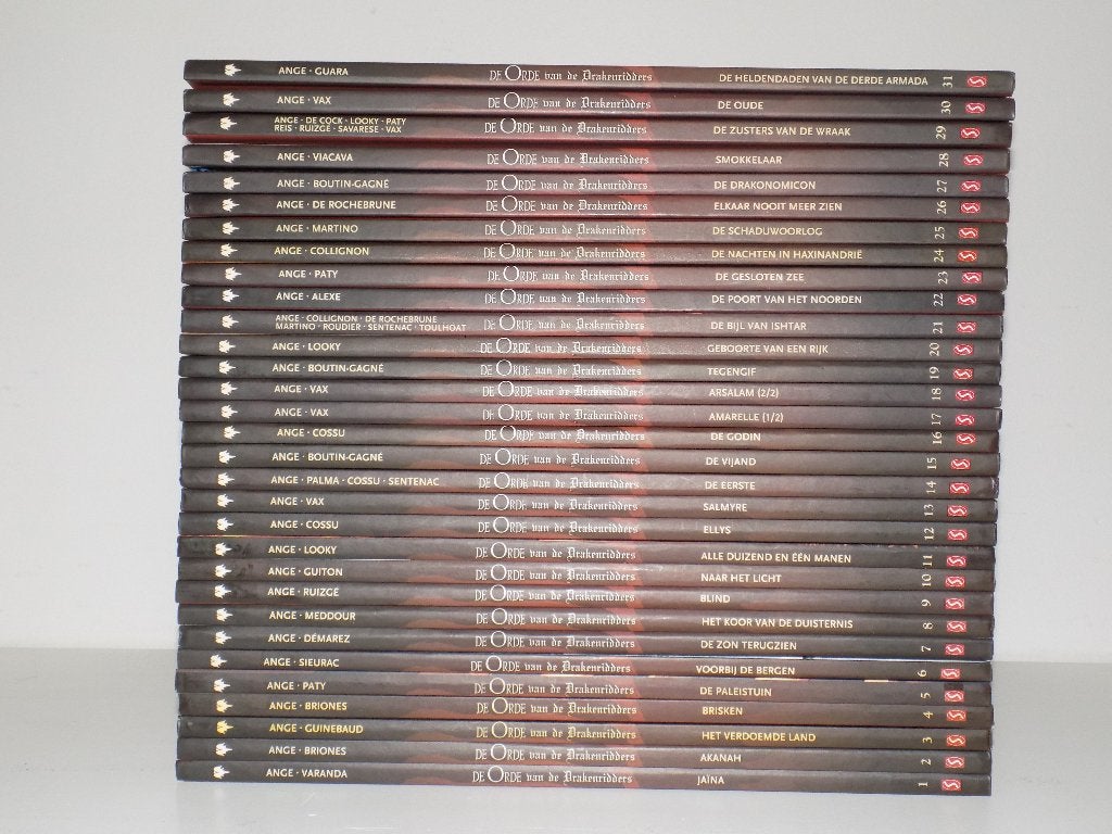 De orde van de Drakenridders ~ Complete serie HC's 1 t/m 31, Boeken, Complete serie of reeks, Ophalen of Verzenden, Zo goed als nieuw
