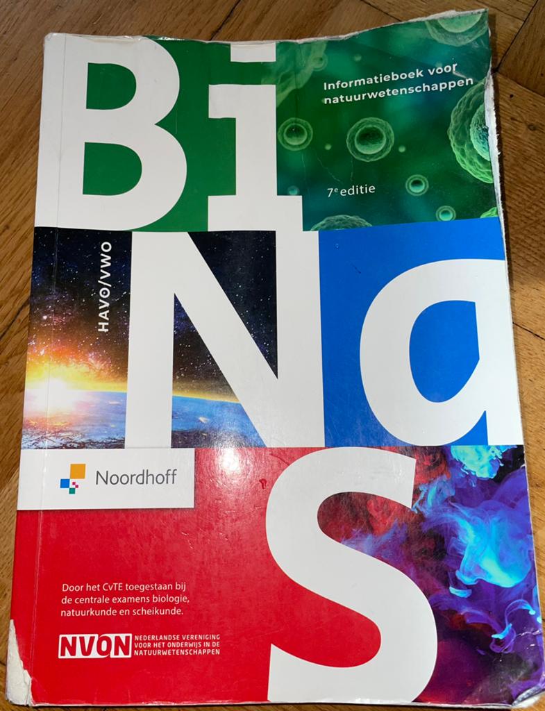 Binas tabellenboek informatieboek voor de wetenschappen 7e, Boeken, Schoolboeken, Ophalen of Verzenden, Zo goed als nieuw