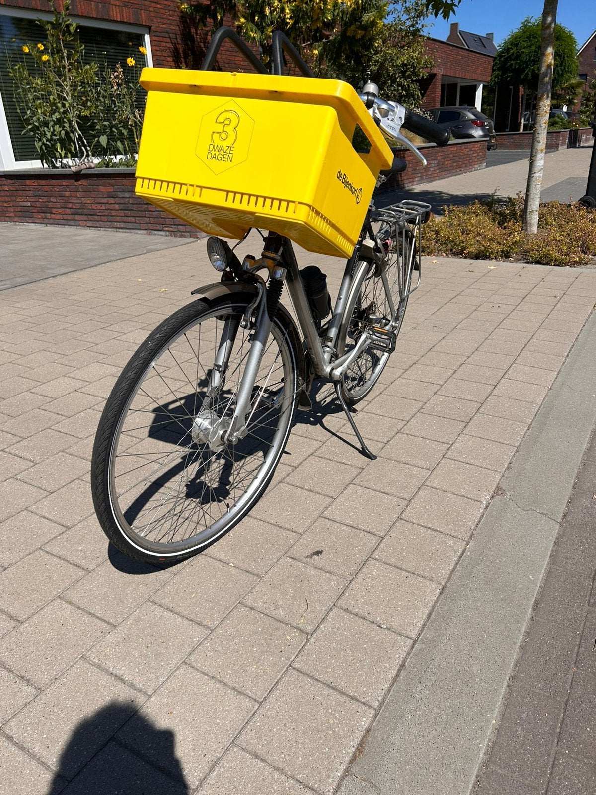My Basket fietsmand serie Bijenkorf 3DD collectors item, Ophalen of Verzenden, Zo goed als nieuw, Fietsmand, Stuurbevestiging