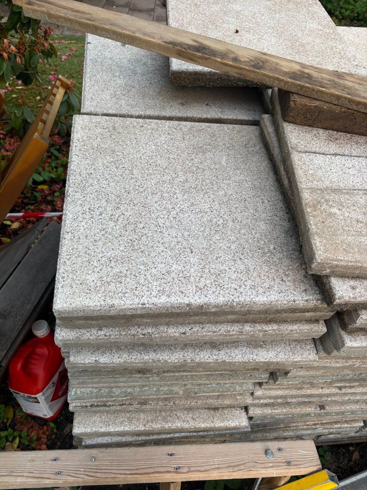Tegels 40x40cm, Gebruikt, Ophalen of Verzenden, 10 m² of meer, Beton