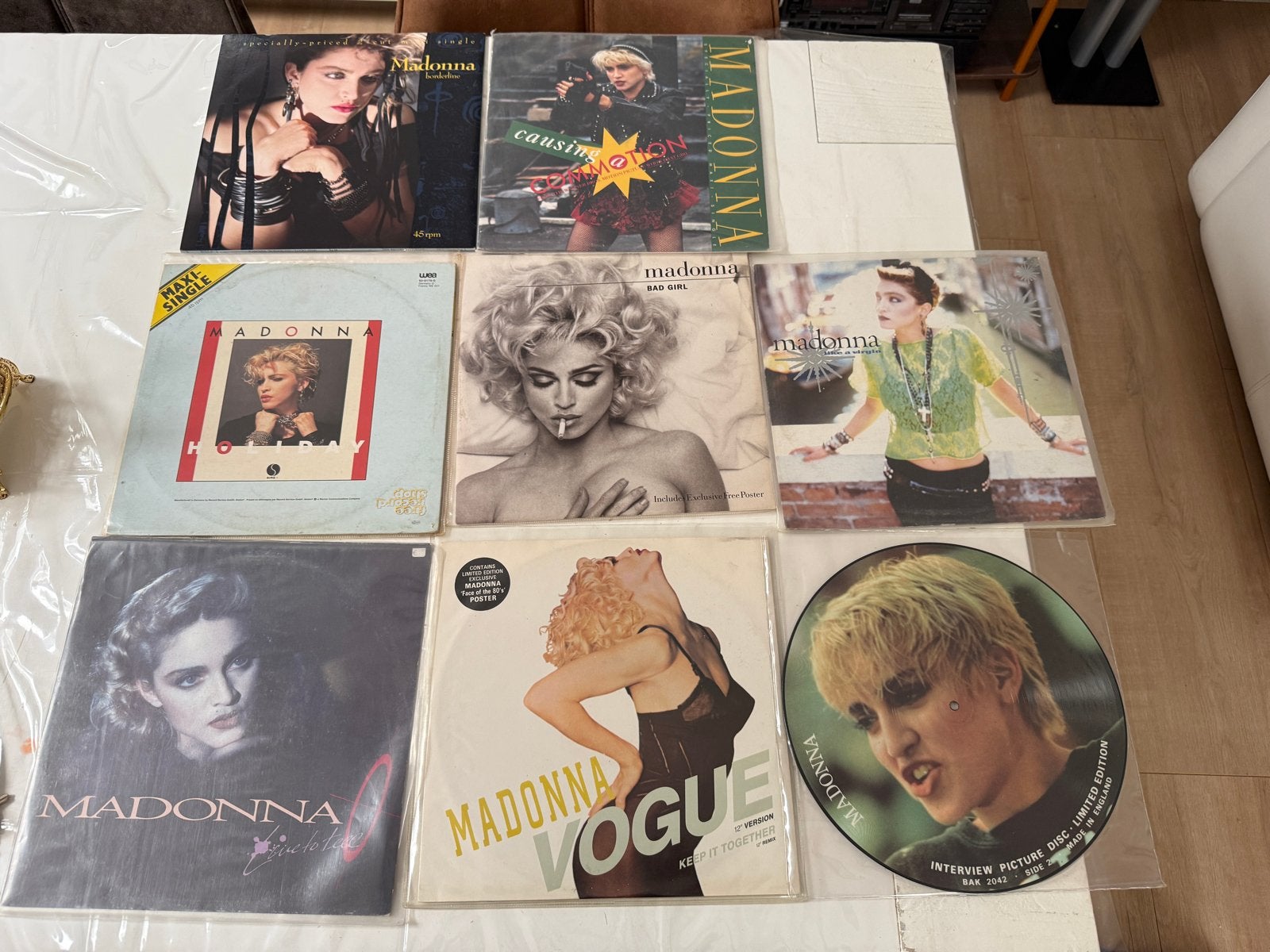 Madonna LP Verzameling - Totaal 9 Platen, Gebruikt, 7 inch, 1980 - 1989, Ophalen of Verzenden