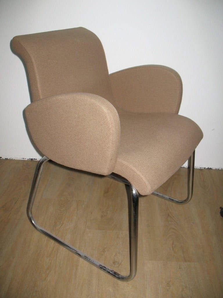 LENSVELT STOEL Kantoor/ Vergader/ Industrieel  2x SETPRIJS, Ophalen, Overige kleuren, Metaal, Twee