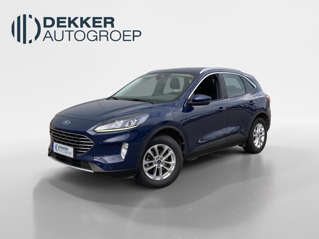 Ford Kuga 2.5 PHEV 225 pk Titanium Navigatie - Bliss Elektri, Auto's, Gebruikt, 4 cilinders, Blauw, Bedrijf