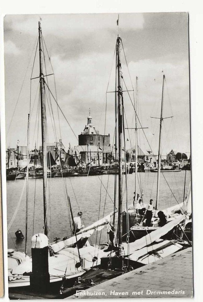Enkhuize-406  Haven Jachten, Verzenden, 1960 tot 1980, Ongelopen, Noord-Holland