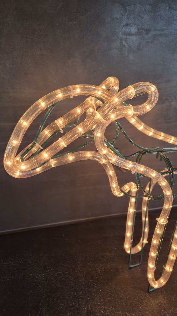 Kerstverlichting Rendier, met lichtslang voor buiten. S47, Tweedehands verkoop, Tweedehands verkoop, Gebruikt, Ophalen of Verzenden