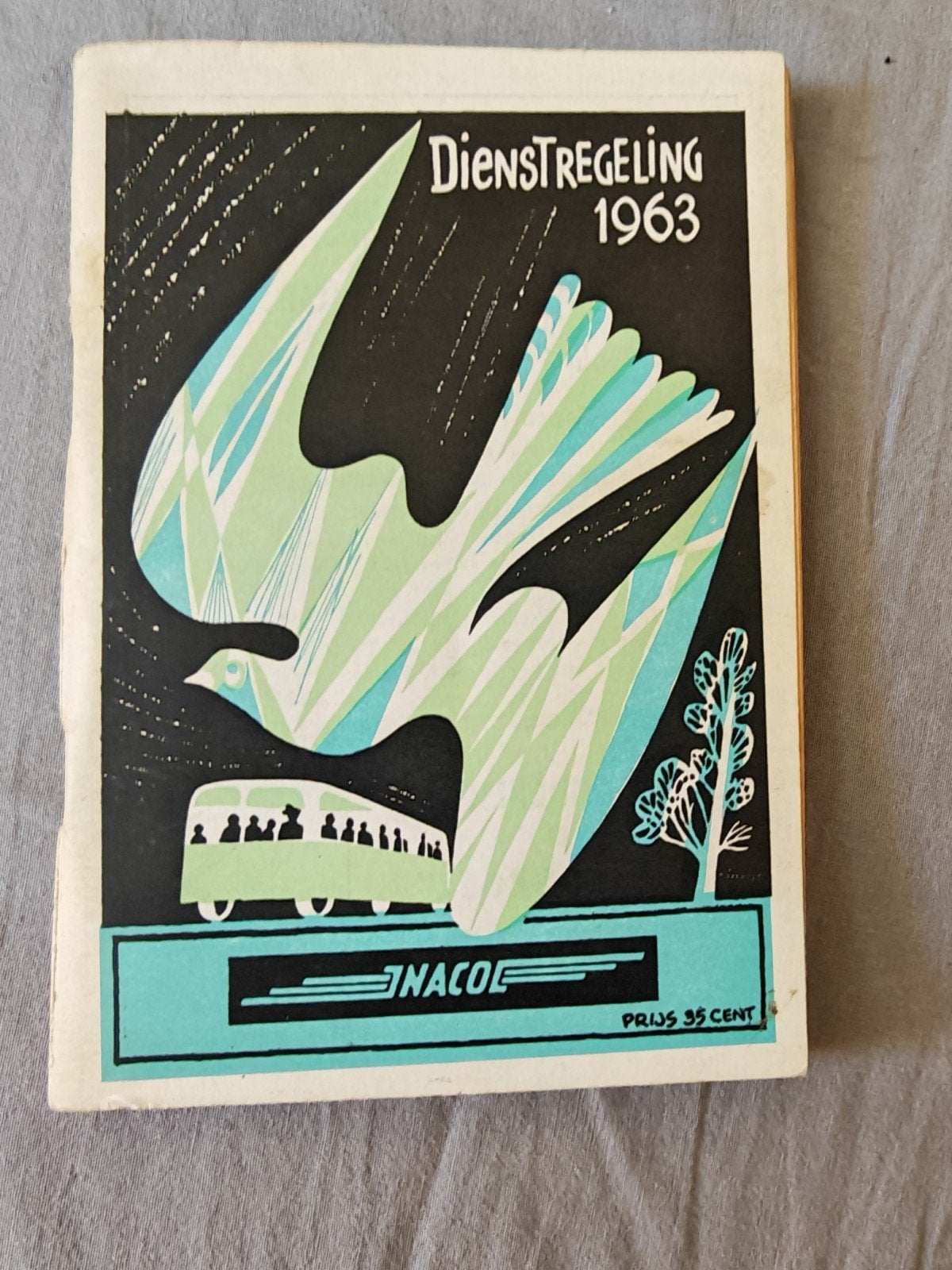 Dienstregeling NACO busmaatschappij -1963, Ophalen of Verzenden