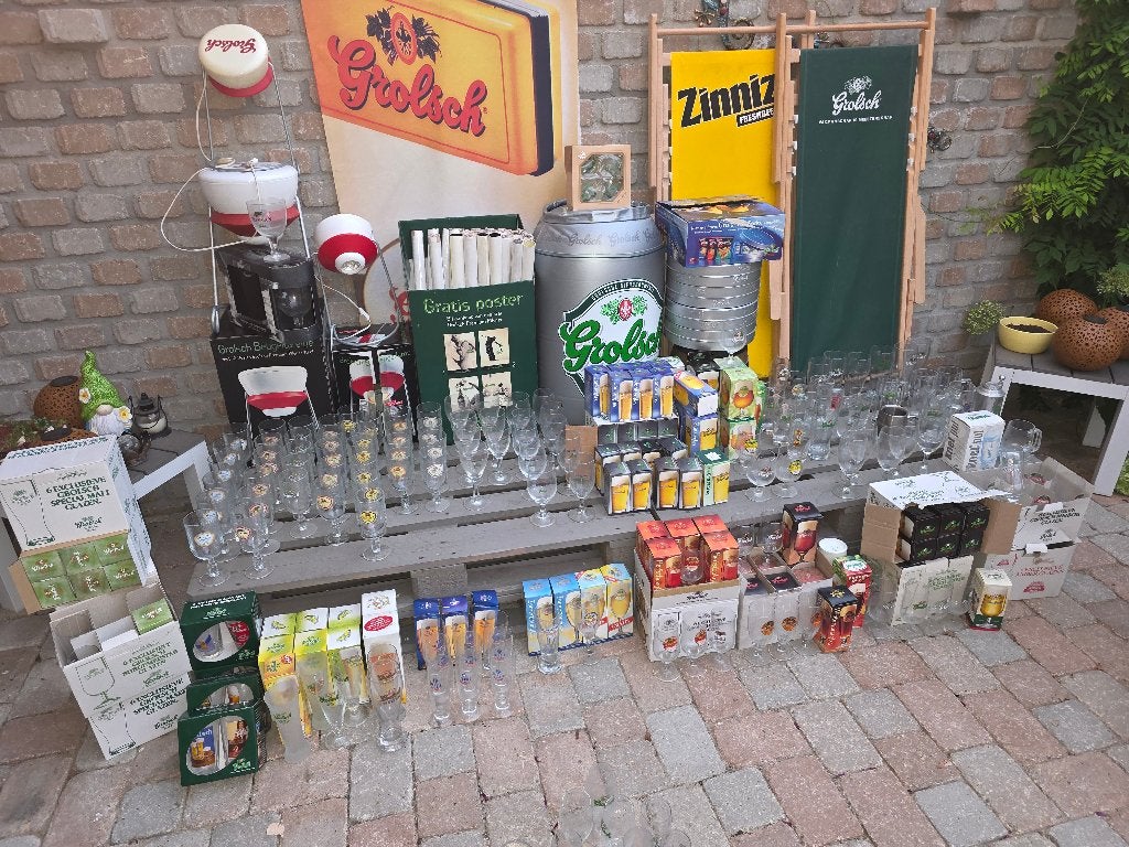Grolsch verzameling (zie volledige omschrijving), Ophalen, Gebruikt, Overige typen, Grolsch