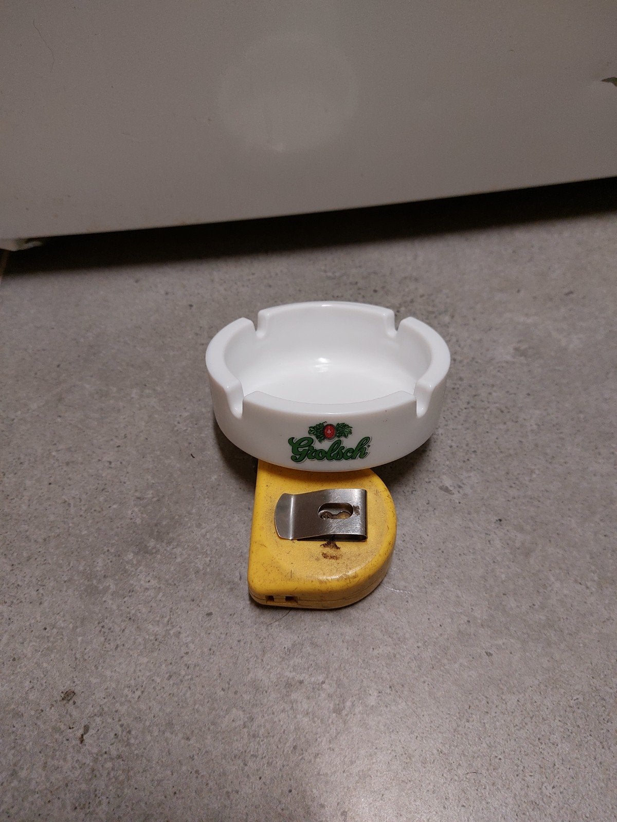 Vintage retro grolsch asbak roken, Verzamelen, Ophalen of Verzenden, Gebruikt, Grolsch