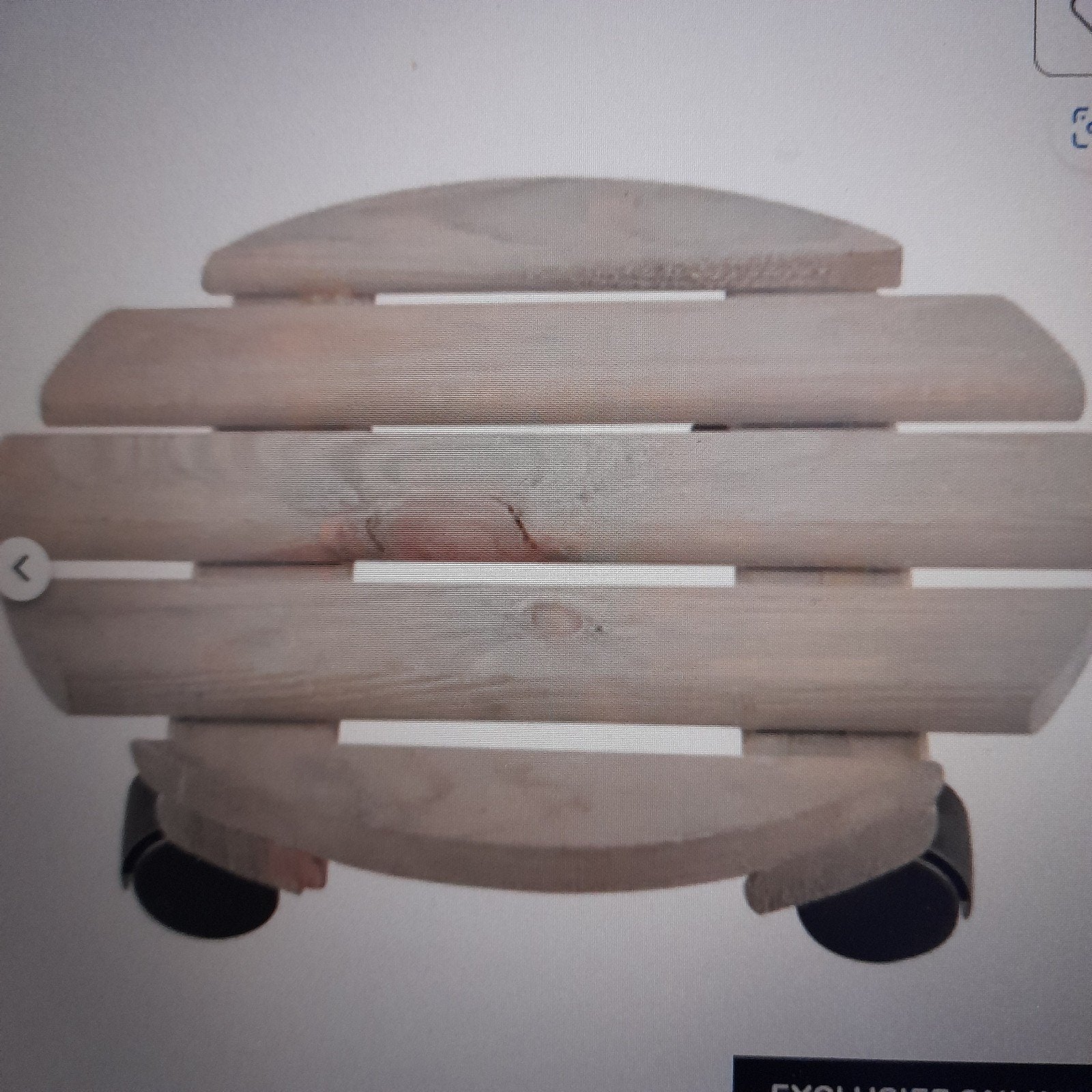 Plantenstandaard (hout)voorzien van wieltjes, Ophalen, Overige soorten, Halfschaduw