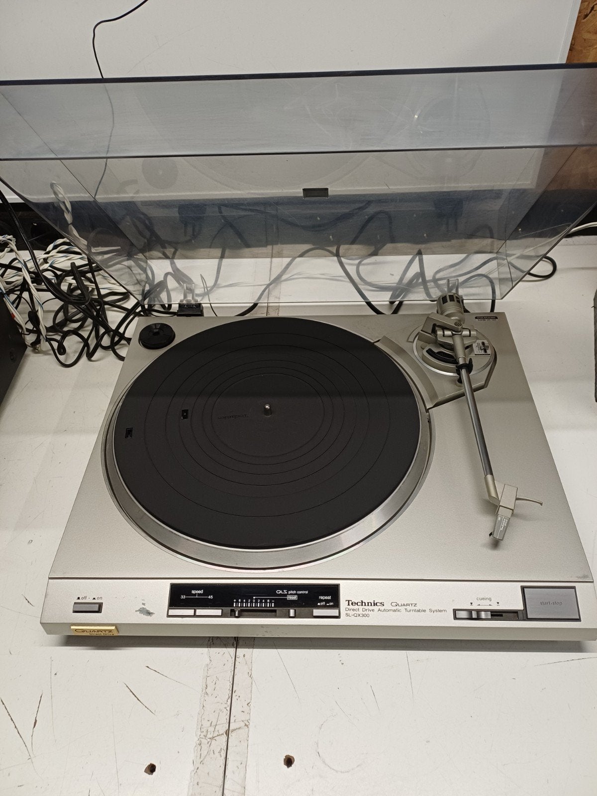 Technics SL-QX300 Direct Drive Volautomatische Platenspeler, Audio, Tv en Foto, Platenspelers, Ophalen, Gebruikt, Automatisch