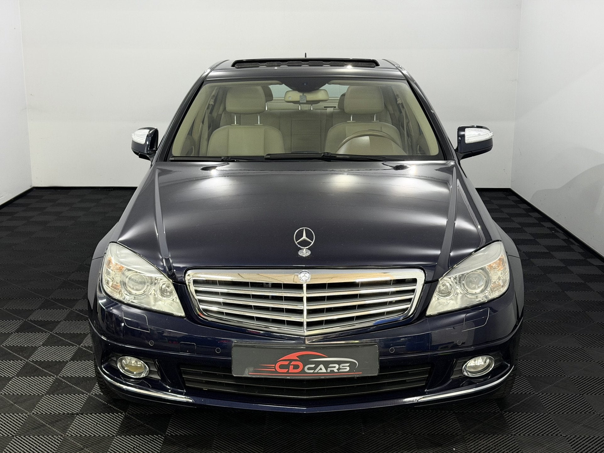 Mercedes-Benz C-Klasse 280 Elegance Panoramadak, Harman/Kard, Auto's, Mercedes-Benz, Automaat, Blauw, 2996 cc, Bedrijf