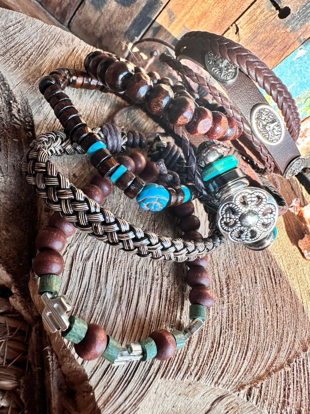 Boho armbanden / herenarmbanden / surflife / beachwear, Sieraden, Tassen en Uiterlijk, Armbanden, Ophalen of Verzenden, Nieuw
