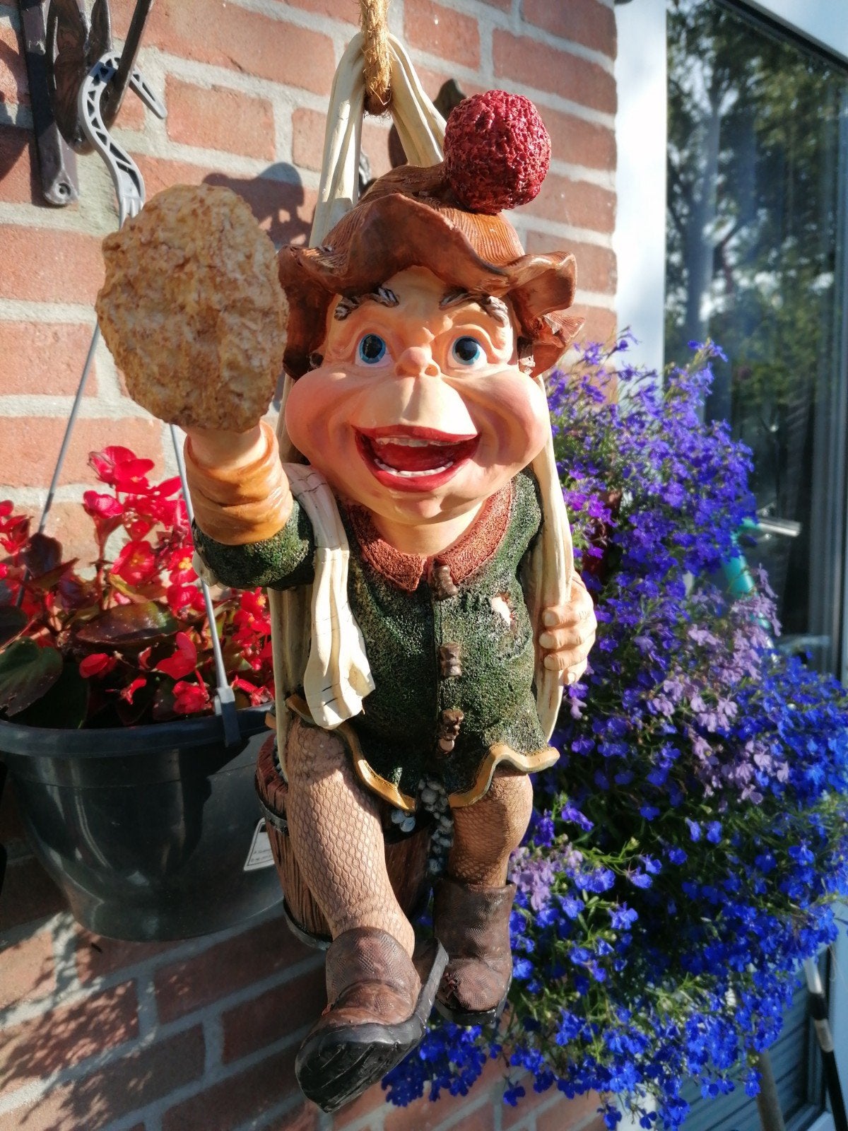 Efteling Laaf beeld: ramenwasser (ca. 40 cm), Ophalen of Verzenden