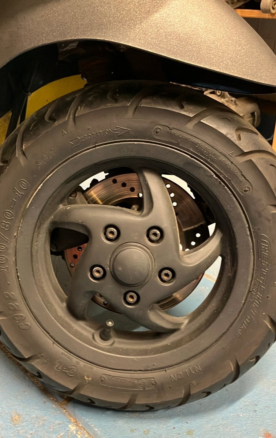 ZIP SP98 Velgenset, Ophalen of Verzenden, Gebruikt, Overige typen, Piaggio