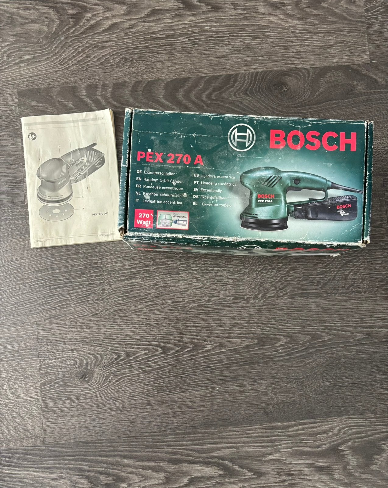 Bosch excentrische schuurmachine, Ophalen of Verzenden, Gebruikt, Excentrische schuurmachine