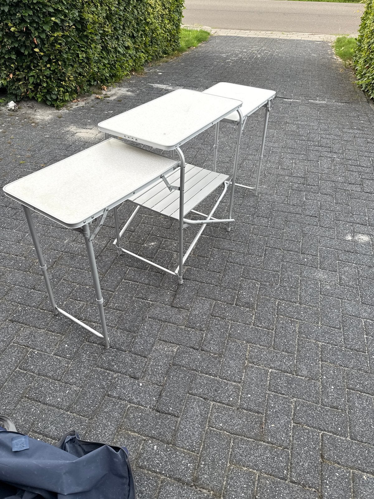 Campingkast / Keukentje met 2 hangkastjes, Caravans en Kamperen, Ophalen, Gebruikt