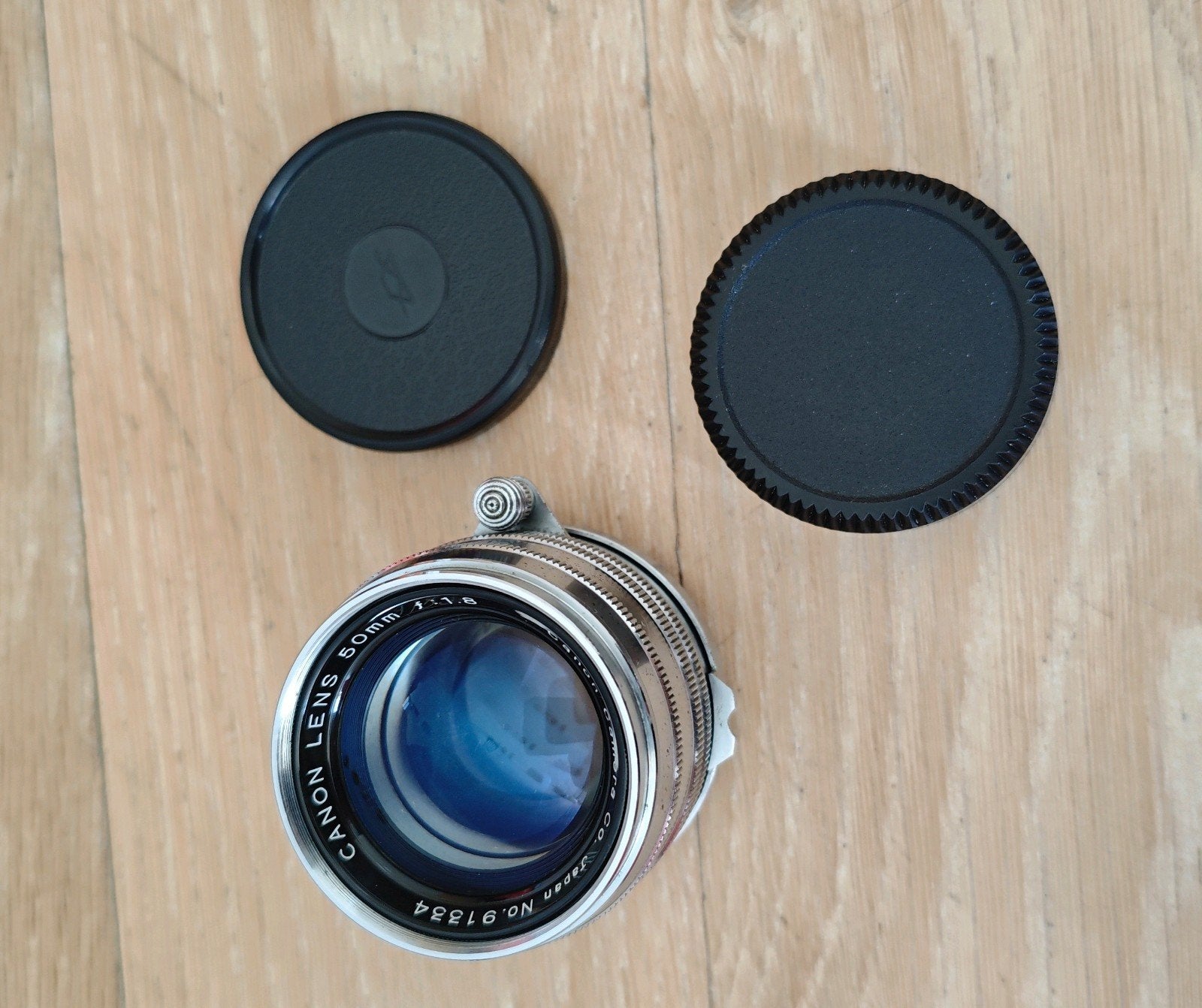 canon ltm 50mm 1.8, Ophalen of Verzenden, Standaardlens