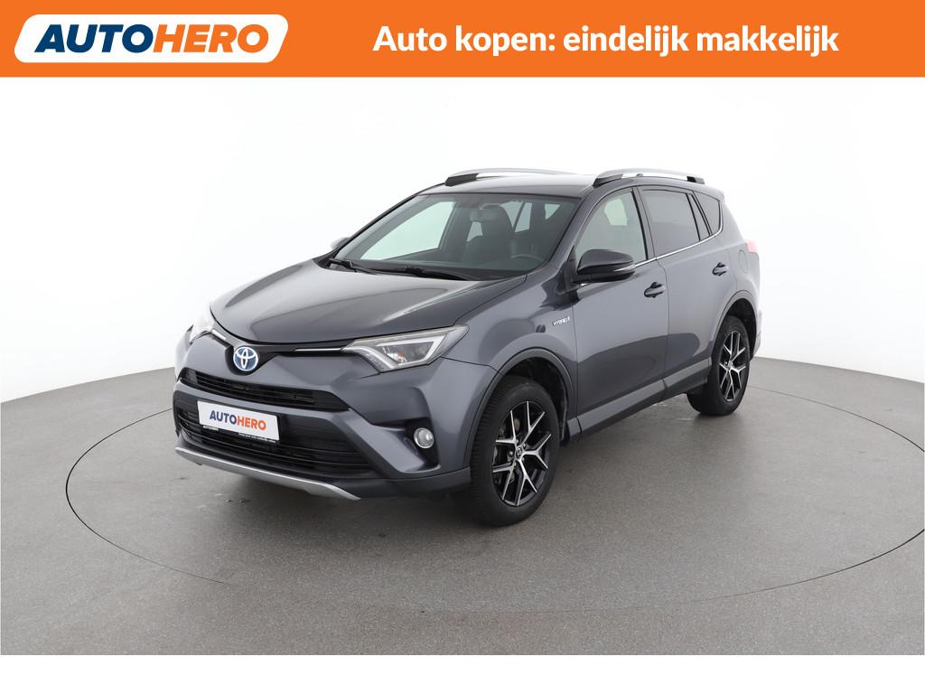 Toyota RAV4 2.5 Hybrid Style |ZS40971| (bj 2016, automaat), Gebruikt, Met garantie (alle), Leder en Stof, Bedrijf