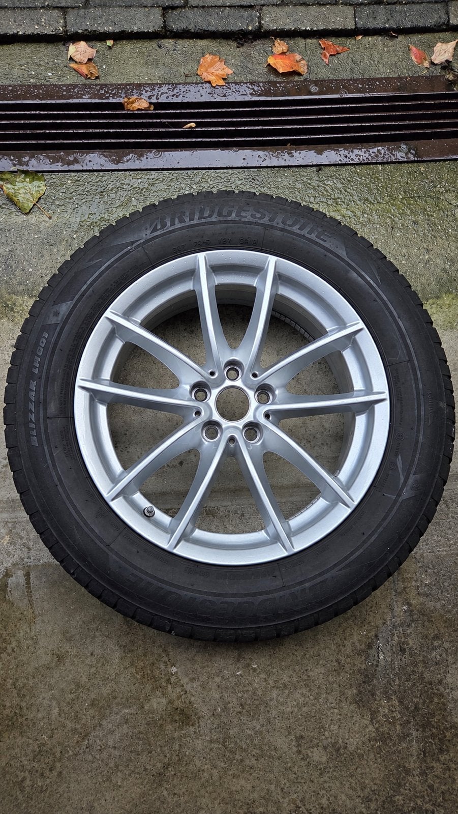 BMW X3 18 inch velgen met winterbanden, Ophalen, 18 inch, Gebruikt, Velg(en)