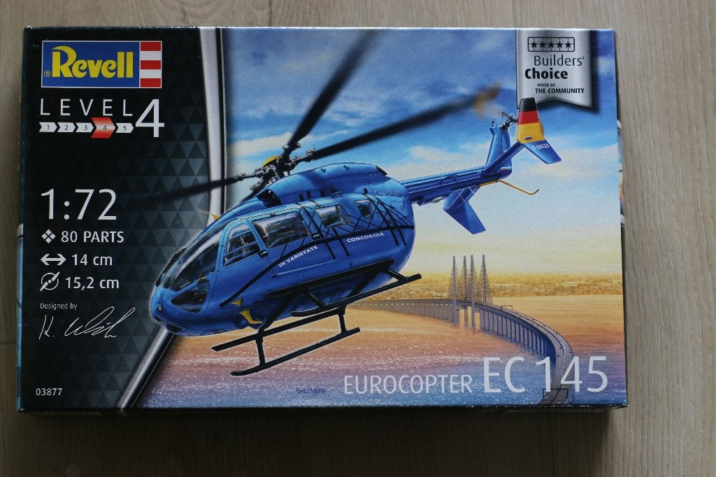 Eurocopter EC-145 Builders Choice Revell 1/72, 1:72 tot 1:144, Nieuw, Ophalen of Verzenden, Revell