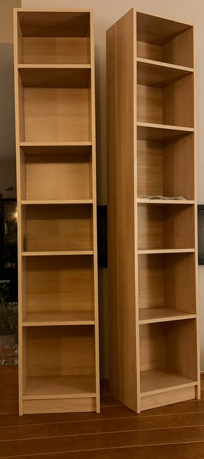 3 billy plank kasten licht eiken, Met plank(en), Minder dan 50 cm, 200 cm of meer, Eikenhout