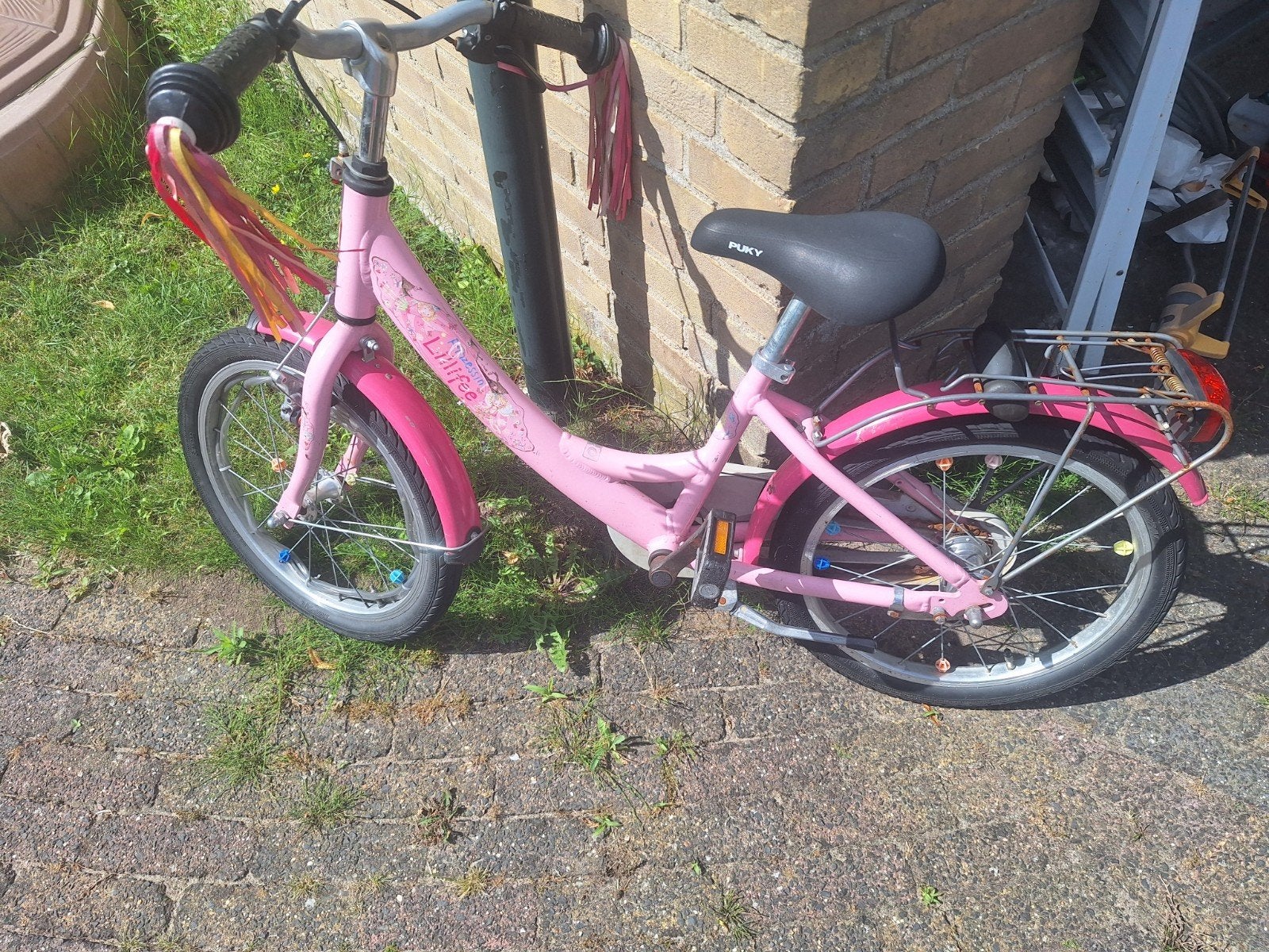 Puky meisjesfiets 18 inch - Perfect voor leren fietsen, Ophalen, Terugtraprem, Gebruikt, Puky