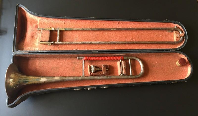 F.X. Huller Champion Trombone, Muziek en Instrumenten, Blaasinstrumenten | Trombones, Ophalen of Verzenden, Gebruikt, Overige typen