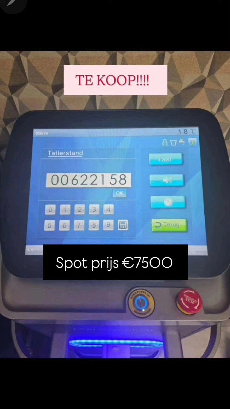 Laser Medical apparaat - zo goed als nieuw, Ophalen of Verzenden, Zo goed als nieuw