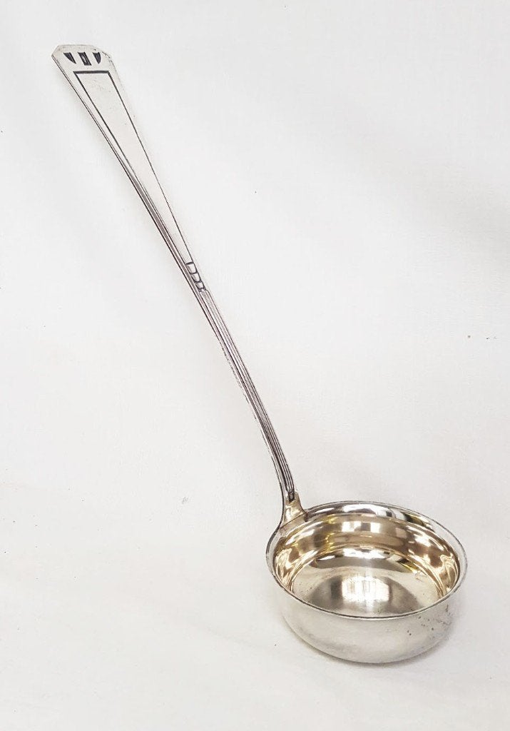 Pollepel zilver Jugendstil., Antiek en Kunst, Ophalen of Verzenden, Zilver