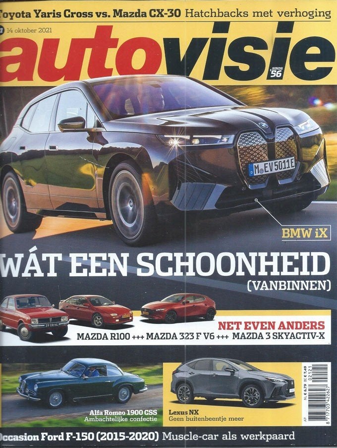 Autovisie 21 2021 : Ford F150 - Mazda R100 Coupe / 323F / 3, Ophalen of Verzenden, Gelezen, Algemeen