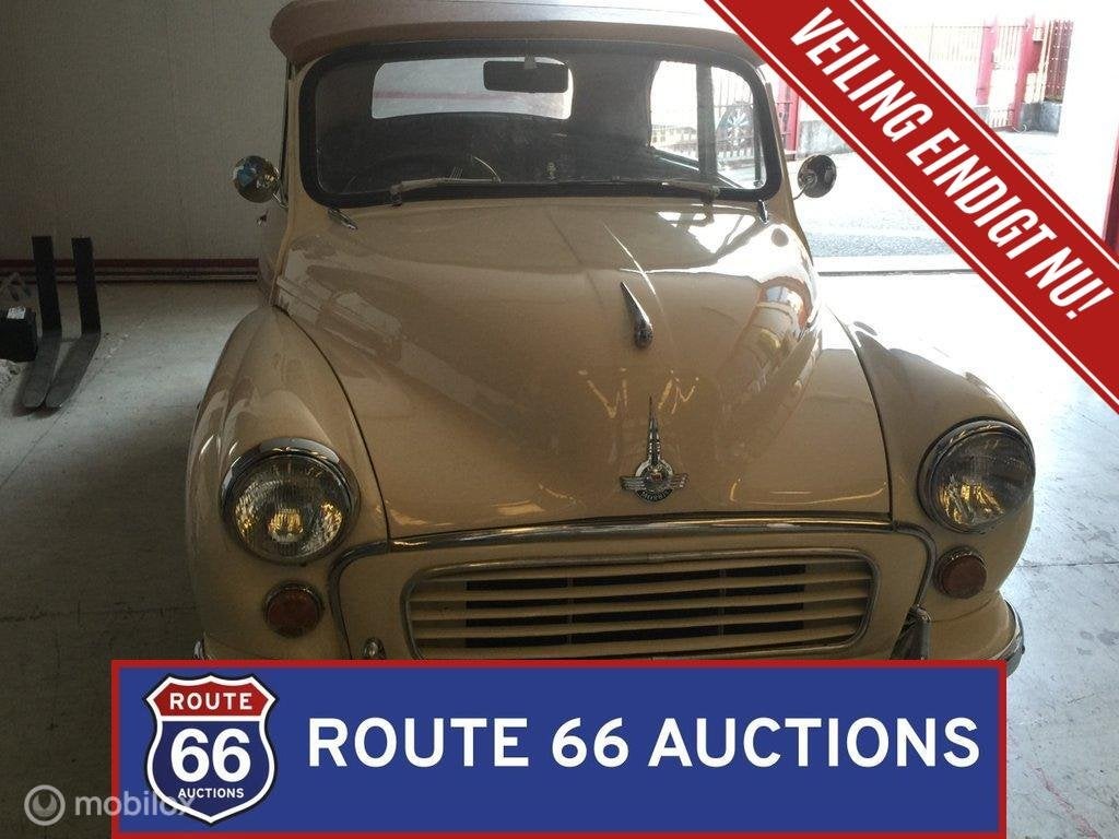 Morris Minor 1000 Convertible | Route 66 Auctions, Overige merken, Overige carrosserieën, Zwart, Bedrijf