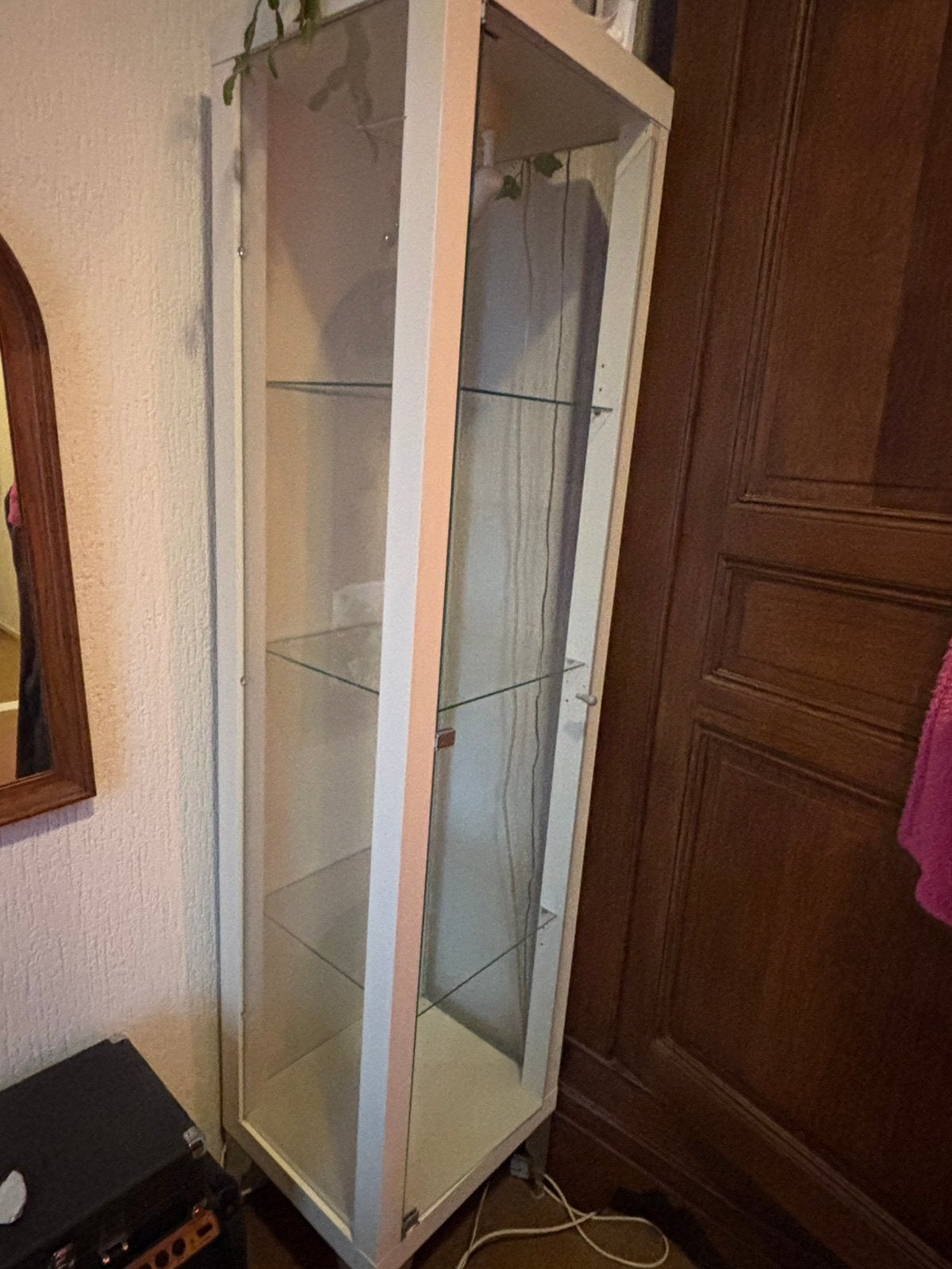 Vitrine kastje, Huis en Inrichting, Kasten | Vitrinekasten, Ophalen, Minder dan 50 cm, Glas, 150 tot 200 cm