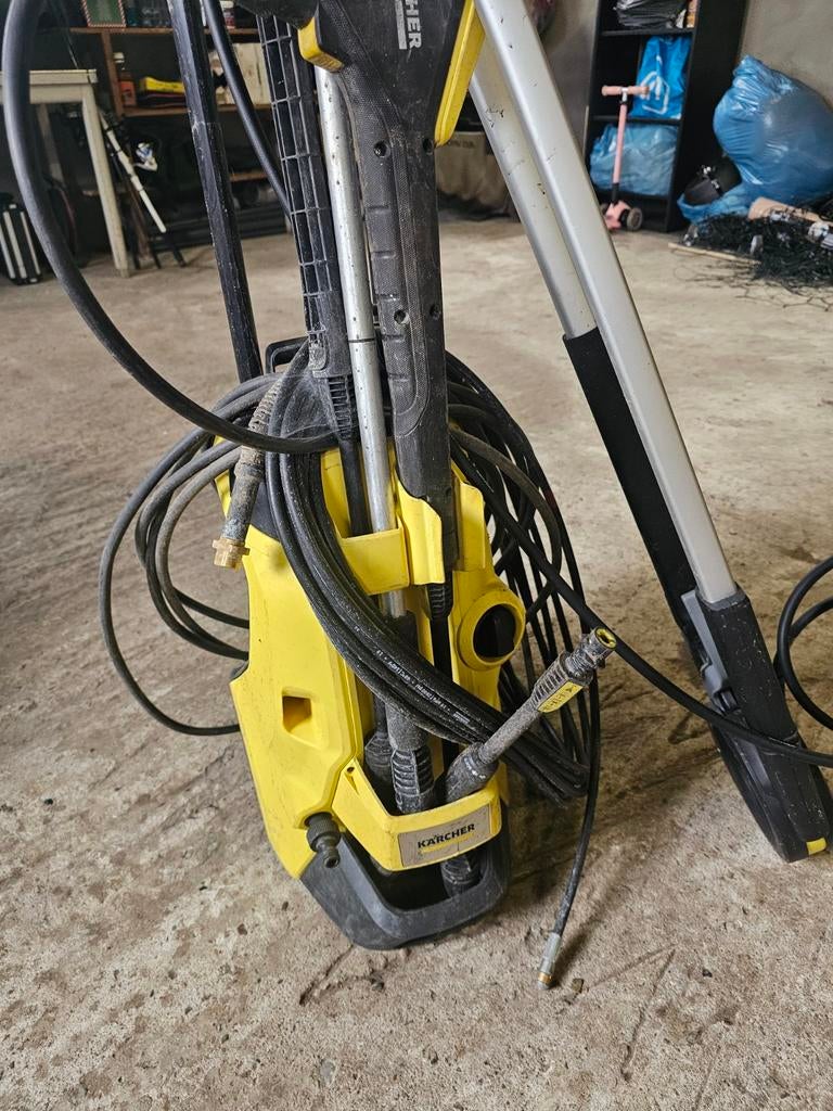 Karcher k4 met opzetstukken, Ophalen of Verzenden, Elektrisch