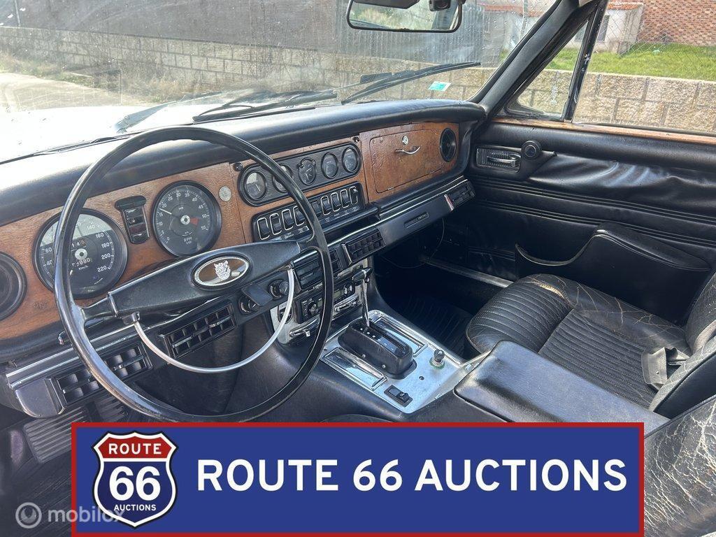 Jaguar XJ6 | 1972 | Route 66 Auctions, Auto's, Oldtimers, Overige carrosserieën, Zwart, Bedrijf, Handgeschakeld