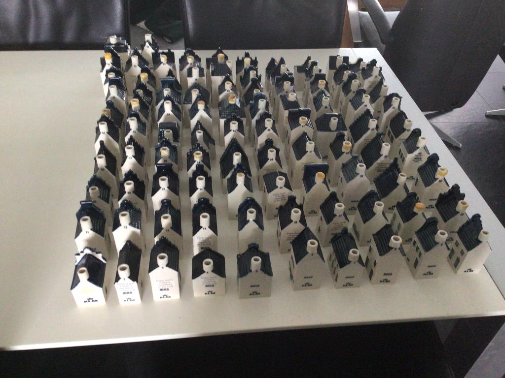 KLM huisjes serie 1 tot en met 92 leeg, Verzamelen, KLM Huisjes, Ophalen, Gebruikt, 81 t/m 91
