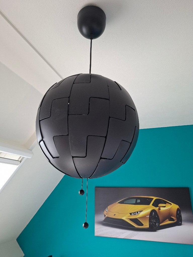 Zwarte hanglamp ikea, Ophalen, Zo goed als nieuw