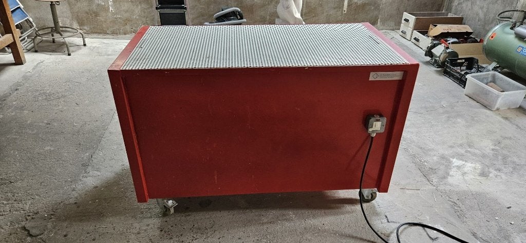afzuigtafel werkplaats, Ophalen, Gebruikt