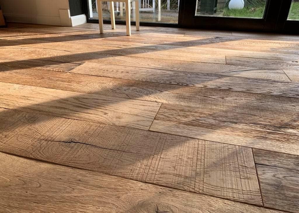 EIKEN HOJTEN VLOER CHATEAU, LEGKLAAR VLOEREN!, Huis en Inrichting, Ophalen of Verzenden, Nieuw, 75 m² of meer